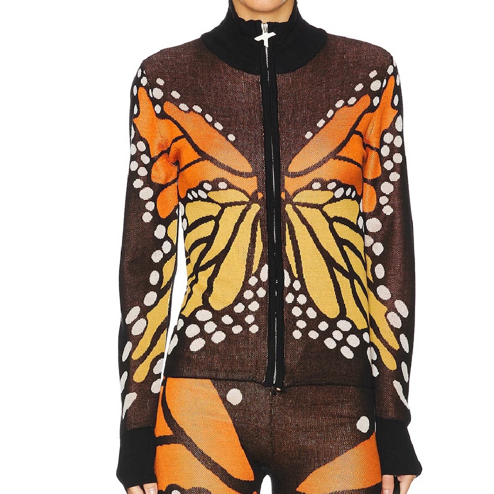 1xBlue Butterfly Jacket - Picture 2 of 3